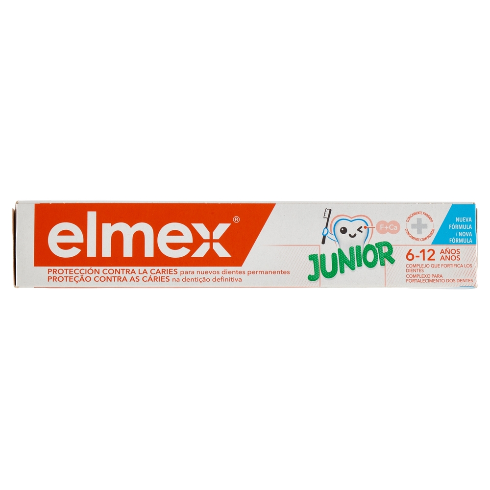 elmex dentifricio Junior bimbi, bambini 6-12 anni 75 ml
